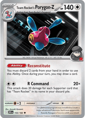 Team Rocket's Porygon-Z - 155/182 - Uncommon - Reverse Holo